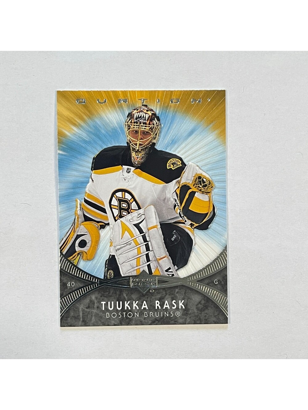 2007-08 Upper Deck Ovation #217 Tuukka Rask Boston Bruins Card